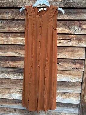 Maeve Button down sheer dress